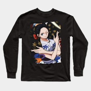 NICO ROBIN MERCH VTG Long Sleeve T-Shirt